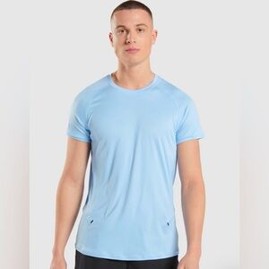 Gymshark Speed Evolve T Shirt in Moonstone Blue